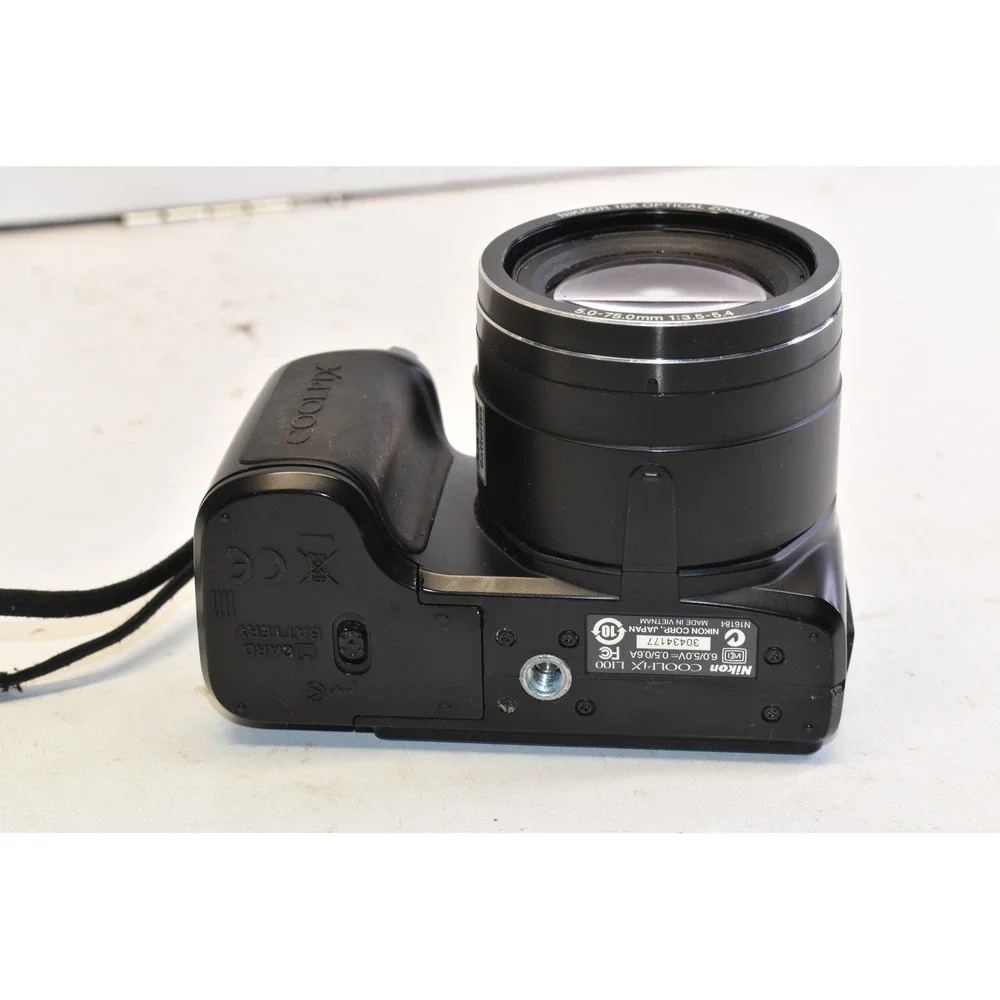 Nikon Coolpix L100 Digital Camera Black 15x Optical‎ Zoom VR For Parts/ AS IS